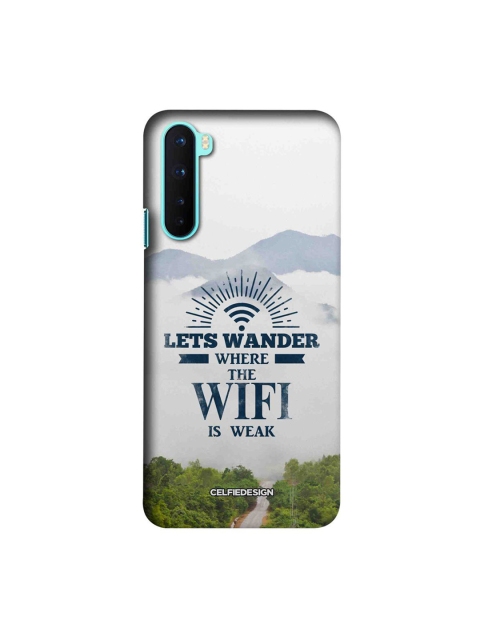 

CelfieDesign White & Blue Wander without Wifi OnePlus Nord Slim Back Case