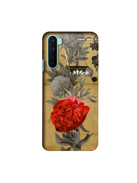 

CelfieDesign Mustard Yellow & Grey Masaba Floral Scale OnePlus Nord Slim Back Case