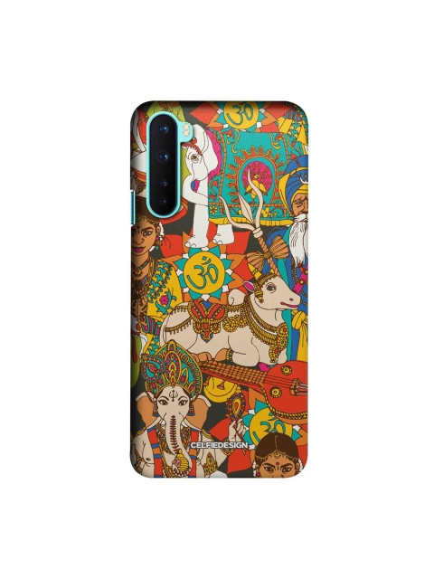 CelfieDesign Red & Blue Namaste India OnePlus Nord Slim Back Case