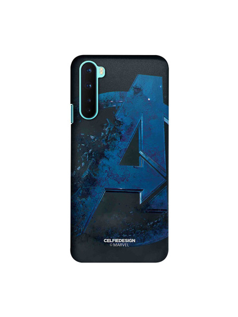 

CelfieDesign Black & Blue Printed Plastic OnePlus Nord Slim Back Case