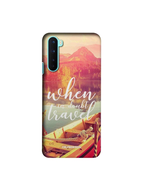 

CelfieDesign Multi-Coloured When in Doubt Travel OnePlus Nord Back Case
