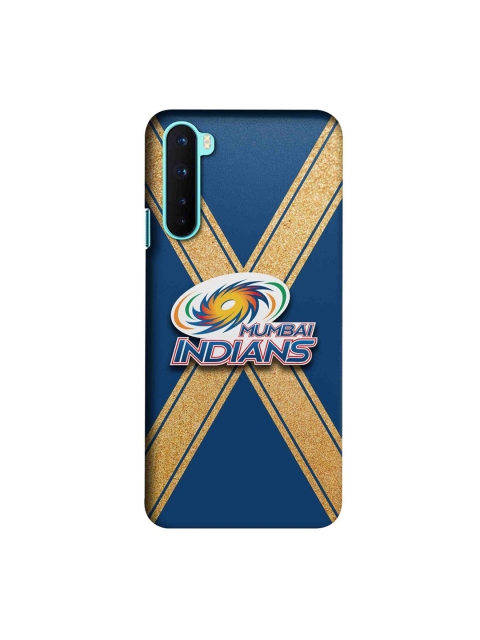 

CelfieDesign Blue & Yellow Mumbai Indians Crest OnePlus Nord Slim Back Case