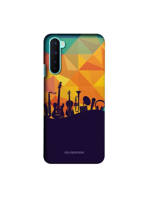 

CelfieDesign Multicoloured Music Instruments OnePlus Nord Slim Back Case, Multi