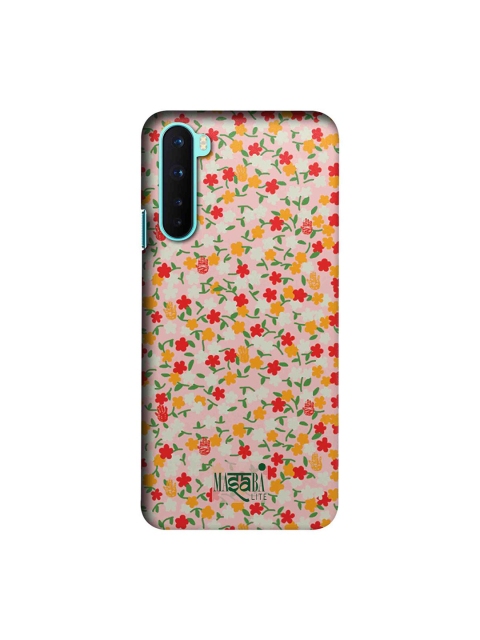 

CelfieDesign Pink & Red Masaba Dense Floral OnePlus Nord Slim Back Case