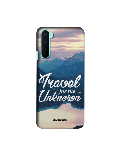 

CelfieDesign Blue & Grey Travel For The Unknown OnePlus Nord Back Case