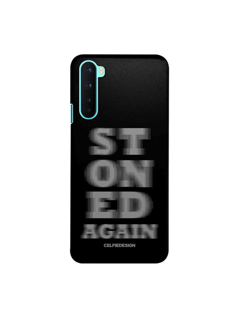 

CelfieDesign Black & Grey Typography OnePlus Nord Slim Back Case
