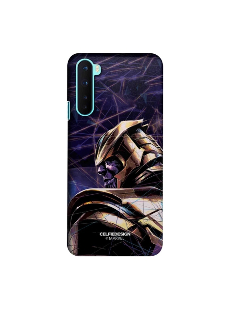 

CelfieDesign Purple & Gold Toned Thanos on Edge OnePlus Nord Slim Back Case