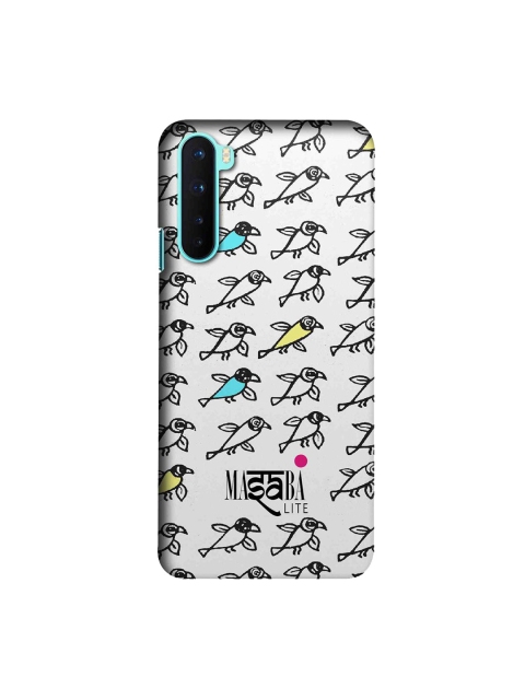

CelfieDesign White & Black Masaba Bird Print OnePlus Nord Slim Back Case
