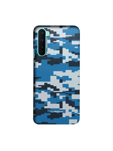 

CelfieDesign Blue & Black Camouflage Pixel OnePlus Nord Slim Back Case