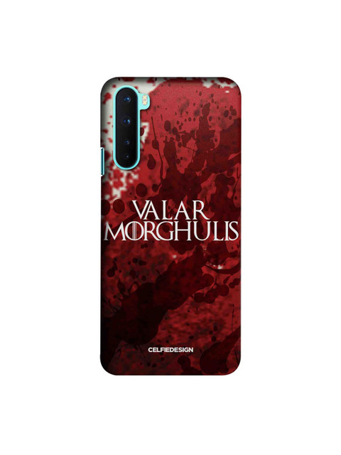 

CelfieDesign Red & White Valar Morghulis OnePlus Nord Slim Back Case