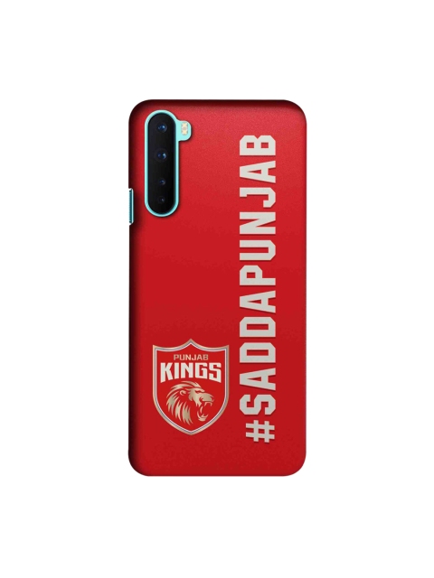 

CelfieDesign Red & White Sadda Punjab Kings Printed OnePlus Nord Slim Back Case