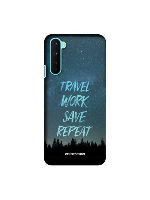 

CelfieDesign Multicoloured Travel Work Save Repeat OnePlus Nord Slim Back Case, Multi