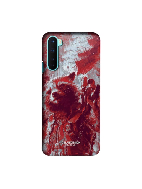 

CelfieDesign Red & White Charcoal Art Rocket Oneplus Nord Slim Back Case