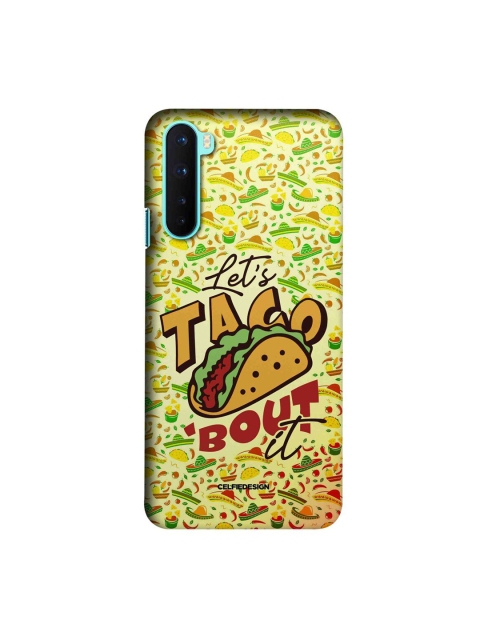 

CelfieDesign Yellow & Green Lets Taco Bout It OnePlus Nord Slim Back Case