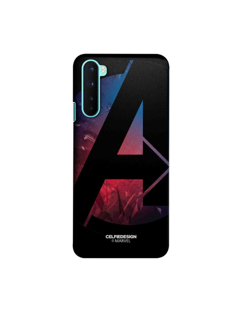 

CelfieDesign Black & Red A For Avengers OnePlus Nord Slim Back Case