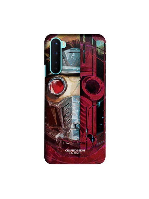 

CelfieDesign Multi-Coloured Grunge Suit StarLord Printed OnePlus Nord Slim Back Case