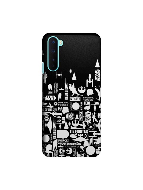 

CelfieDesign Multicoloured Star Wars Era OnePlus Nord Slim Back Case, Multi