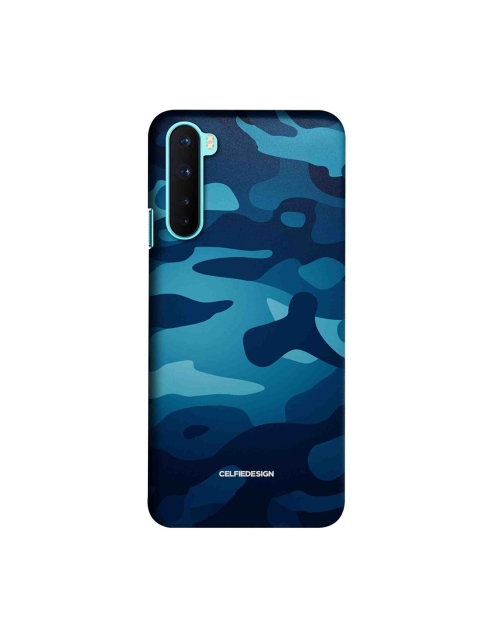 

CelfieDesign Multi-Coloured Camo Azure Blue OnePlus Nord Back Case