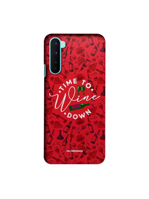 

CelfieDesign Red & White Time To Wine Down OnePlus Nord Slim Back Case