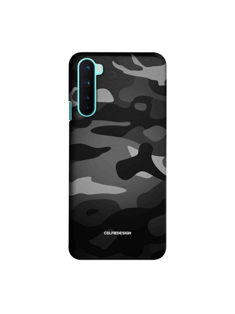 

CelfieDesign Black & Grey Camouflage OnePlus Nord Back Case