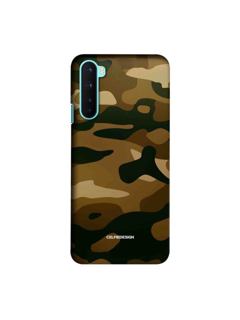 

CelfieDesign Brown & Black Camo Field Drab OnePlus Nord Slim Back Case