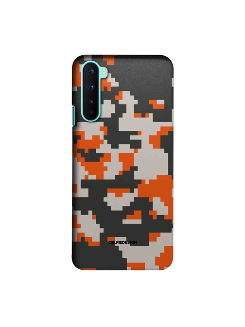 

CelfieDesign Multicoloured Camo Pixel Flame OnePlus Nord Slim Back Case, Multi