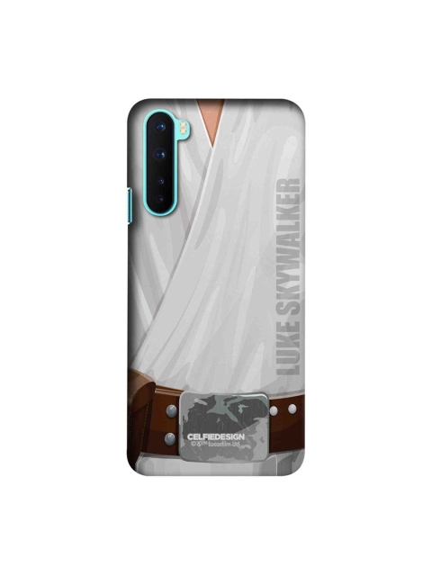 

CelfieDesign Grey & Brown Printed Plastic OnePlus Nord Slim Back Case