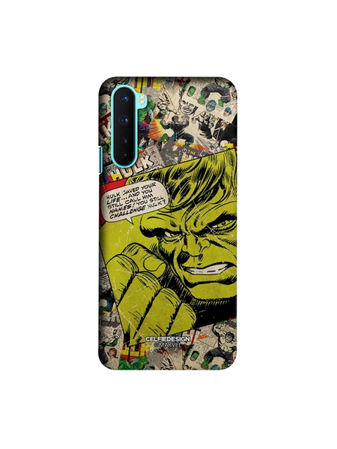 

CelfieDesign Multi-Coloured Comic Hulk OnePlus Nord Back Case