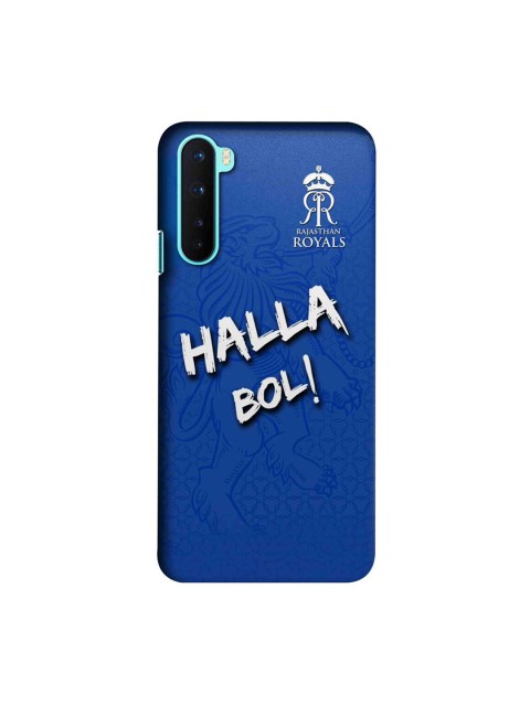 

CelfieDesign Blue & White Rajasthan Royals Halla Bol OnePlus Nord Slim Back Case