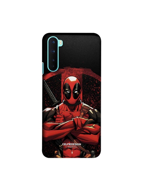 

CelfieDesign Red & Black Deadpool Stance OnePlus Nord Slim Back Case