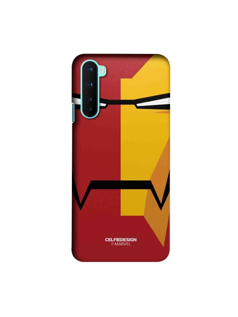 

CelfieDesign Yellow & Red Face Focus Ironman OnePlus Nord Slim Back Case