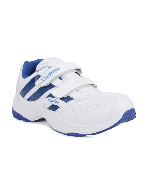 

Campus Unisex Kids White Mesh Running Shoes