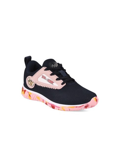 

Campus Unisex Kids Navy Blue Mesh Running Shoes