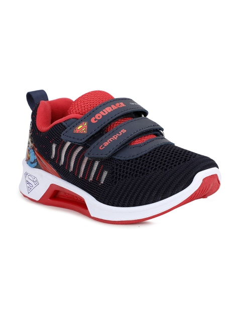 

Campus Unisex Kids Navy Blue Mesh Running Shoes