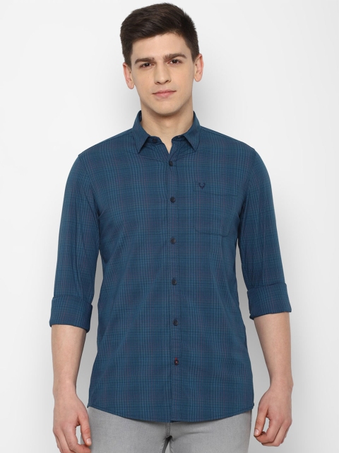 

Allen Solly Sport Men Blue Checked Casual Shirt