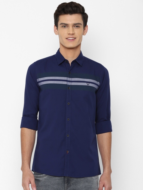 

Allen Solly Sport Men Navy Blue Casual Shirt