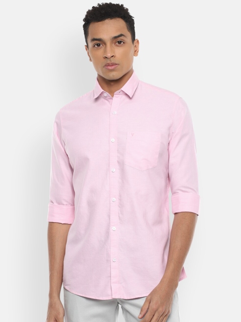 

Van Heusen Sport Men Pink Slim Fit Pure Cotton Semiformal Shirt
