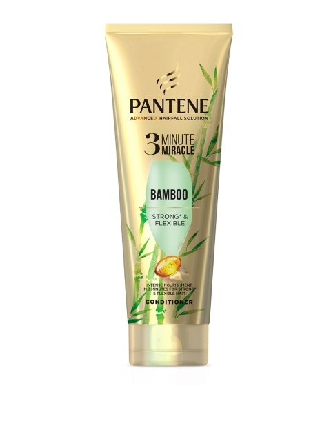 

Pantene Advanced Hairfall Solution 3 Minute Miracle Bamboo Conditioner - 200 ml, Gold