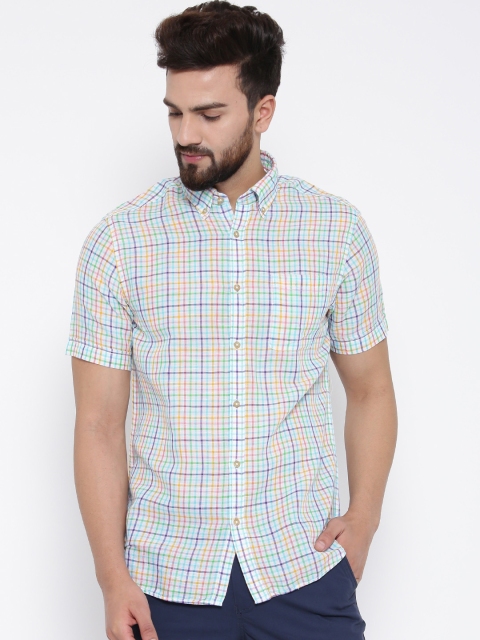 

Blackberrys Men Multicoloured Slim Fit Checked Casual Shirt, Multi