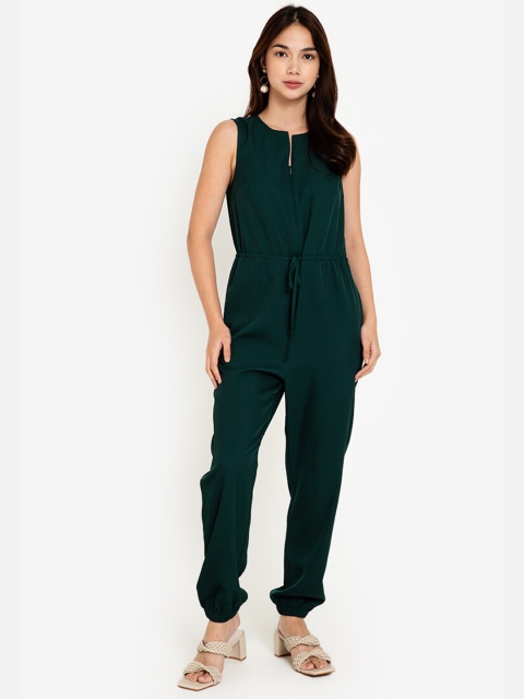 

ZALORA WORK Women Green Basic Jumpsuit