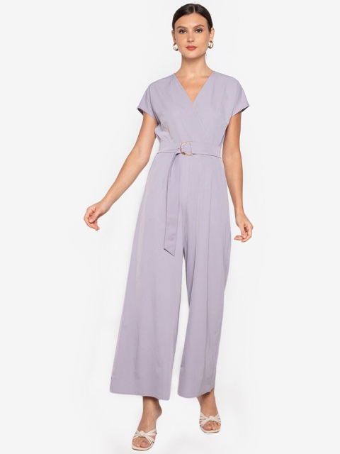 

ZALORA WORK Grey Basic Jumpsuit