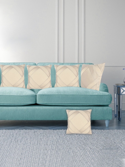 

XOXO Design Off White Set of 5 Square Cushion Covers
