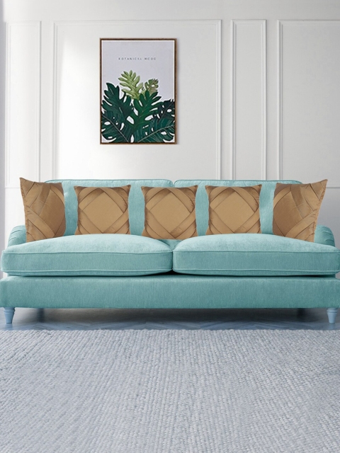 

XOXO Design Beige Set of 5 Square Cushion Covers