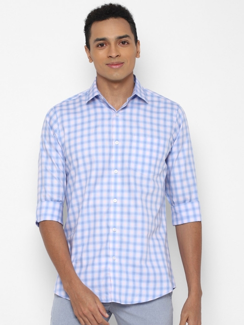 

Allen Solly Men Blue Slim Fit Gingham Checks Checked Casual Shirt