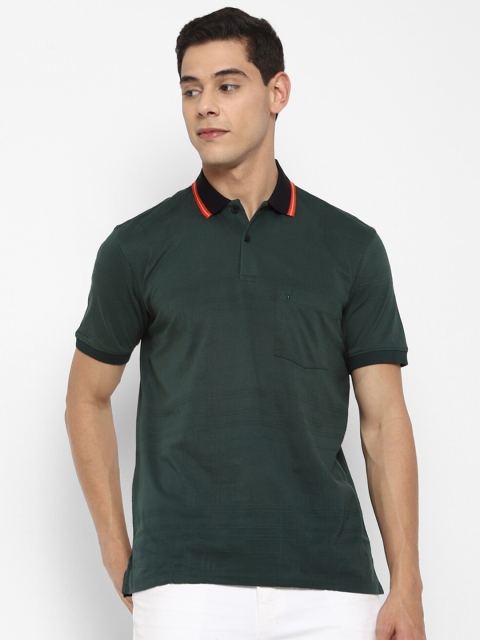 

Allen Solly Men Green Polo Collar T-shirt