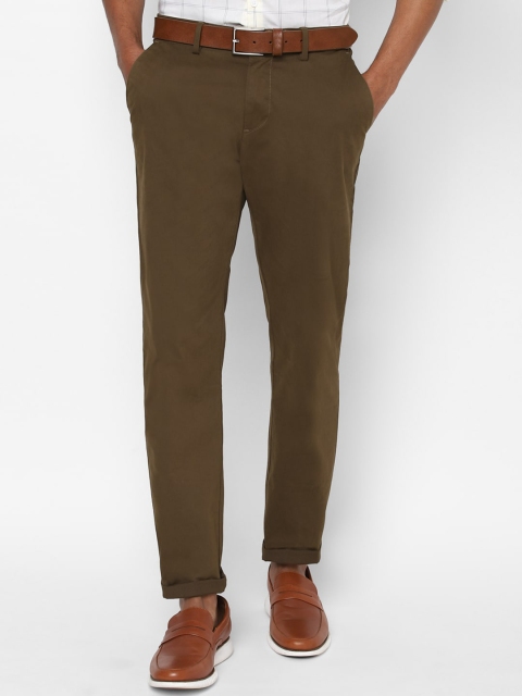 

Allen Solly Men Brown Casual Trousers