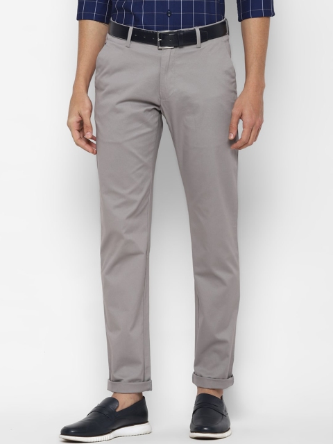 

Allen Solly Men Grey Slim Fit Trousers