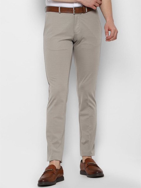 

Allen Solly Men Beige Slim Fit Trousers