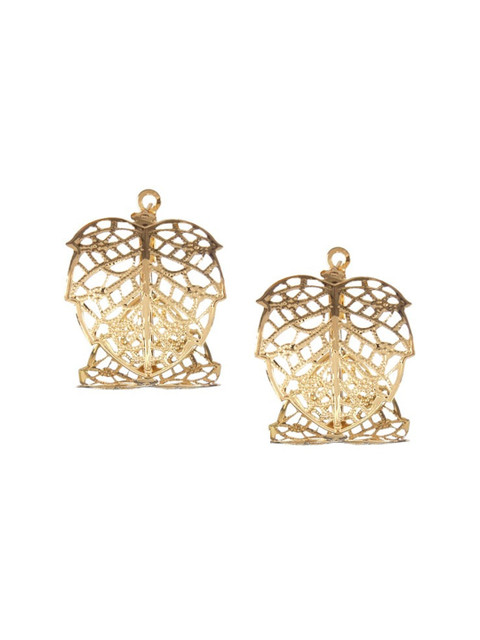 

Mali Fionna Gold-Toned Contemporary Hoop Earrings