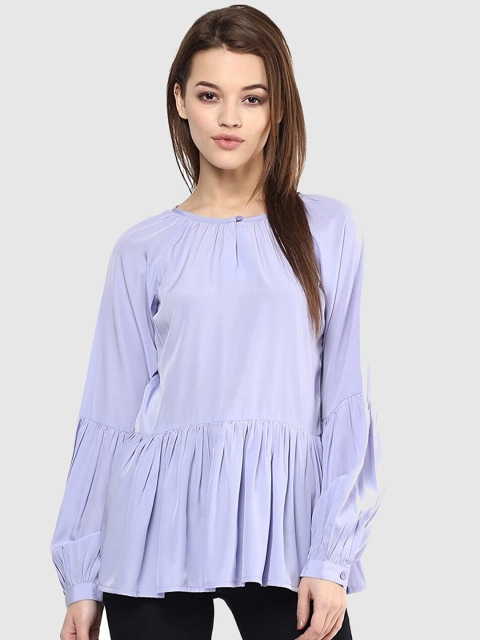 

Magnetic Designs Lavender Crepe Top